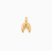 RACHEL GORRY - ANGEL WING NECKLACE best gold plated tarnish and water resistant piece by Irish Jewellery brand - Lynott Jewellery