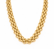 KATJIA MIA JASMINE NECKLACE best gold plated tarnish and water resistant piece by Irish Jewellery brand - Lynott Jewellery