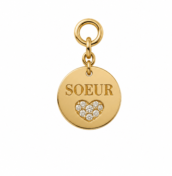 SEOUR CHARM best gold plated tarnish and water resistant piece by Irish Jewellery brand - Lynott Jewellery