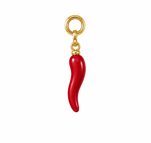 CHILLI PEPPER CHARM best gold plated tarnish and water resistant piece by Irish Jewellery brand - Lynott Jewellery