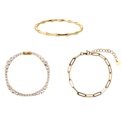Statement Layers Set best gold plated tarnish and water resistant piece by Irish Jewellery brand - Lynott Jewellery
