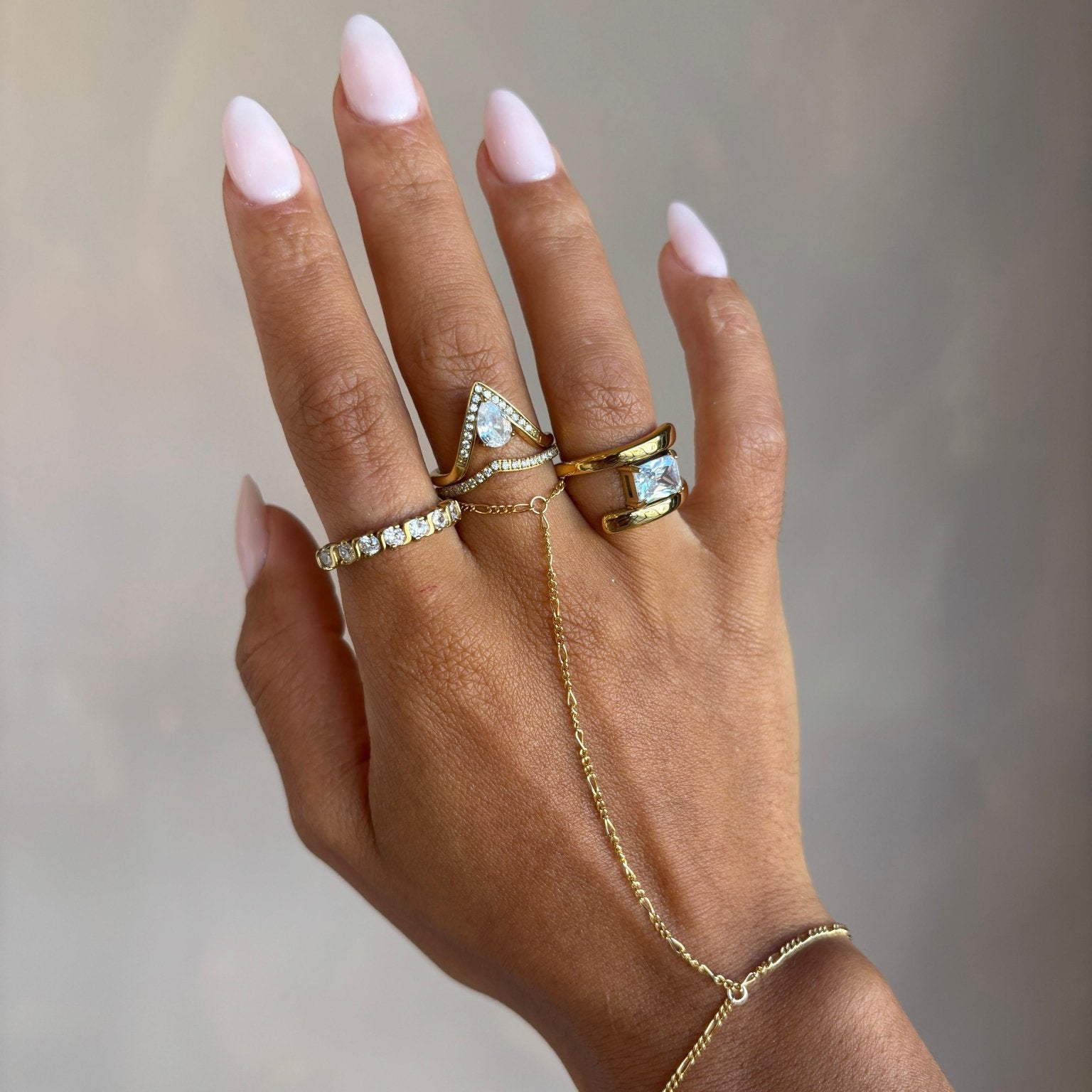 PERMANENT HAND CHAIN APPOINTMENT best gold plated tarnish and water resistant piece by Irish Jewellery brand - Lynott Jewellery