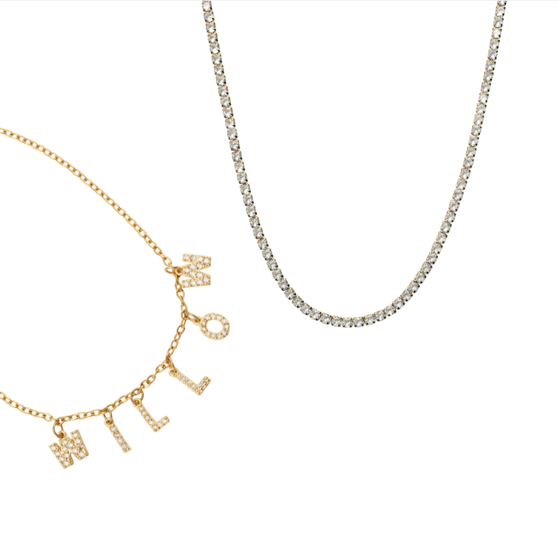 Signature Necklace Set best gold plated tarnish and water resistant piece by Irish Jewellery brand - Lynott Jewellery