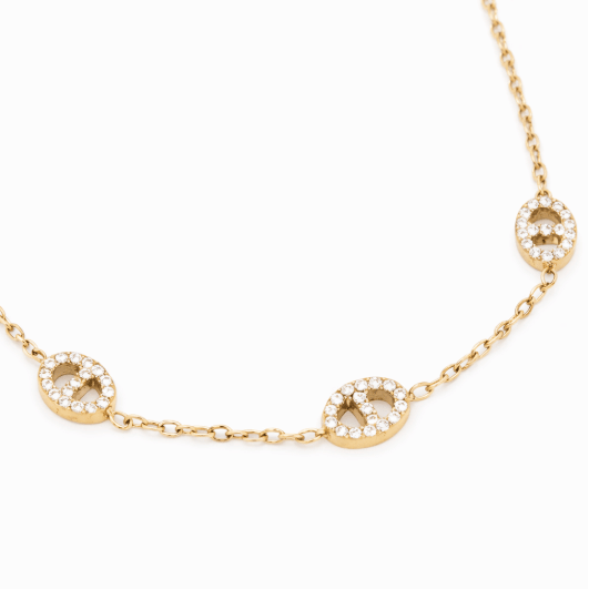 KATJA MIA BRACELET best gold plated tarnish and water resistant piece by Irish Jewellery brand - Lynott Jewellery