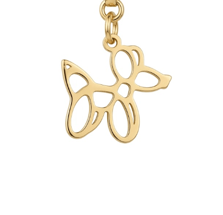 BUBBLE DOG CHARM best gold plated tarnish and water resistant piece by Irish Jewellery brand - Lynott Jewellery