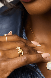 KATJA MIA LUSTRE RING best gold plated tarnish and water resistant piece by Irish Jewellery brand - Lynott Jewellery