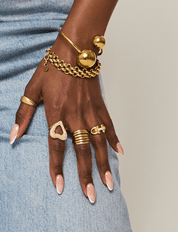 KATJA MIA JASMINE BRACELET best gold plated tarnish and water resistant piece by Irish Jewellery brand - Lynott Jewellery