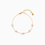 RACHEL GORRY - CHELSEA MARQUISE BRACELET best gold plated tarnish and water resistant piece by Irish Jewellery brand - Lynott Jewellery