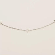 Silver Cross Necklace + Dainty Necklace (2 Piece Boxed Gift Set) best gold plated tarnish and water resistant piece by Irish Jewellery brand - Lynott Jewellery