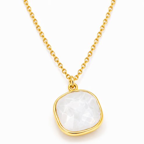KATJIA MIA OPALITE NECKLACE best gold plated tarnish and water resistant piece by Irish Jewellery brand - Lynott Jewellery