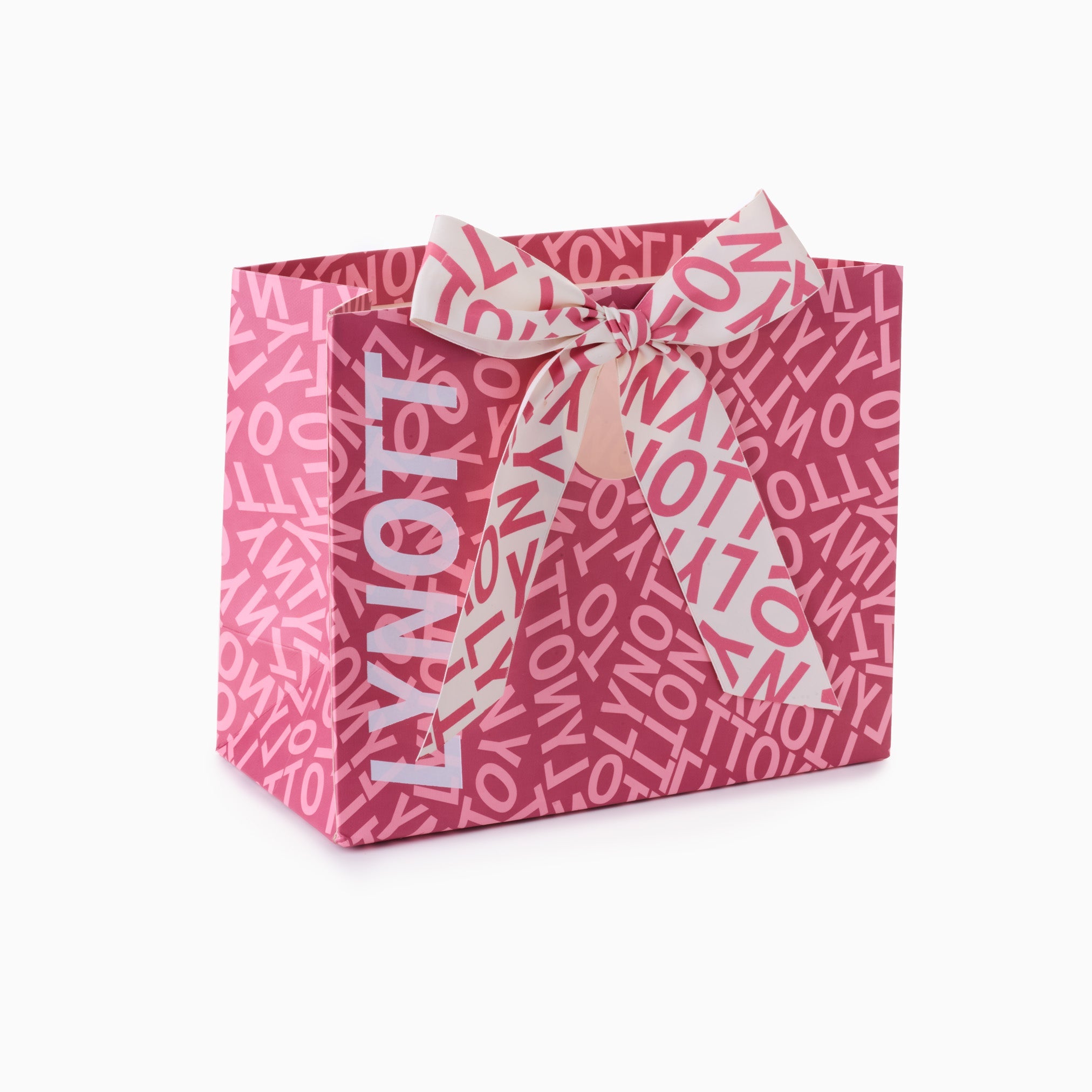 LYNOTT PINK GIFT BAG best gold plated tarnish and water resistant piece by Irish Jewellery brand - Lynott Jewellery