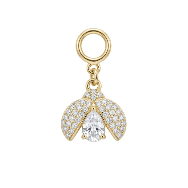 LADY BUG CHARM best gold plated tarnish and water resistant piece by Irish Jewellery brand - Lynott Jewellery