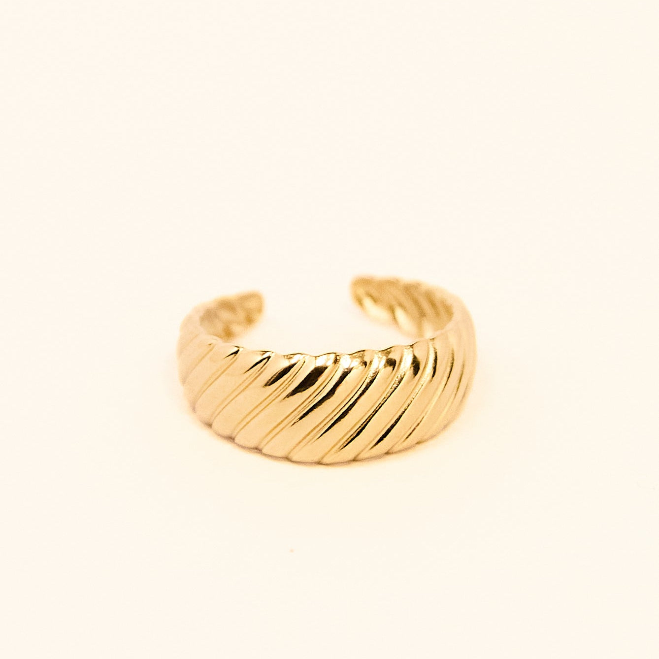 KATJA MIA MODERN GIRL RING best gold plated tarnish and water resistant piece by Irish Jewellery brand - Lynott Jewellery