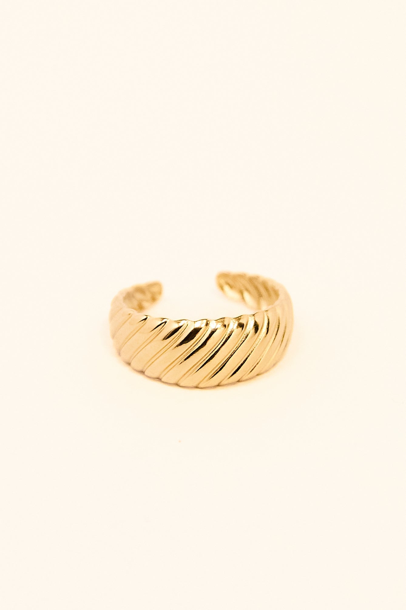 KATJA MIA MODERN GIRL RING best gold plated tarnish and water resistant piece by Irish Jewellery brand - Lynott Jewellery