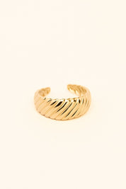 KATJA MIA MODERN GIRL RING best gold plated tarnish and water resistant piece by Irish Jewellery brand - Lynott Jewellery