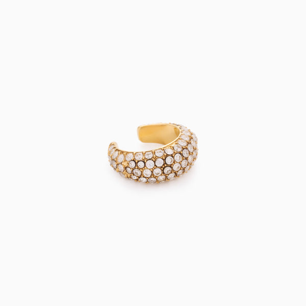 RACHEL GORRY - FIONA EAR CUFF best gold plated tarnish and water resistant piece by Irish Jewellery brand - Lynott Jewellery