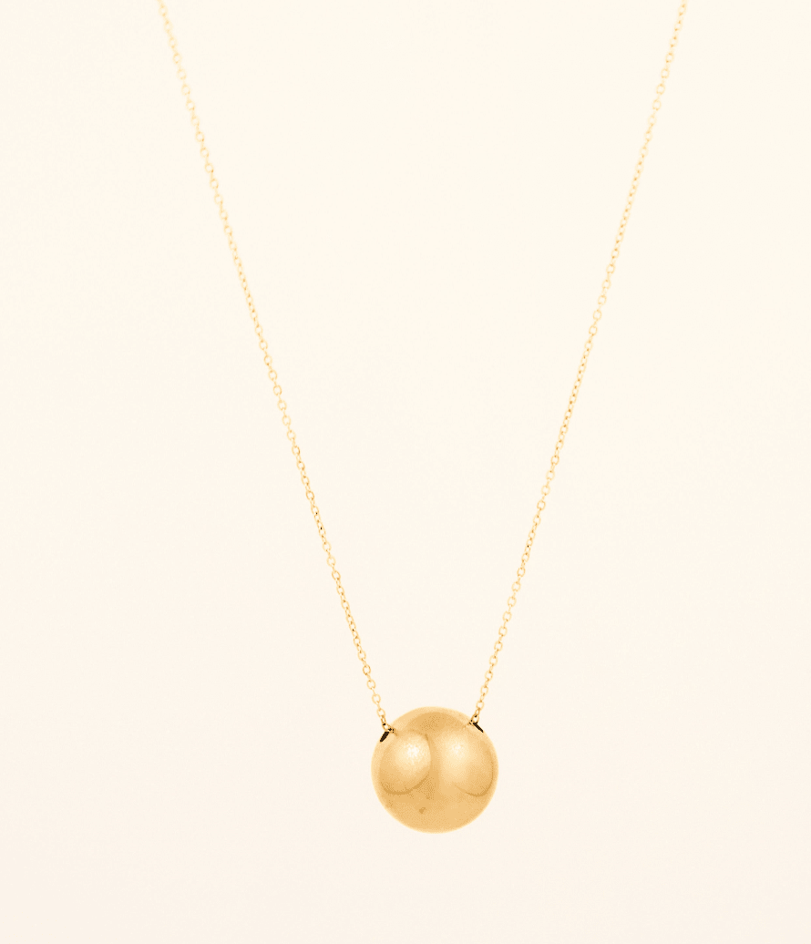 KATJA MIA FROZEN IN TIME NECKLACE best gold plated tarnish and water resistant piece by Irish Jewellery brand - Lynott Jewellery
