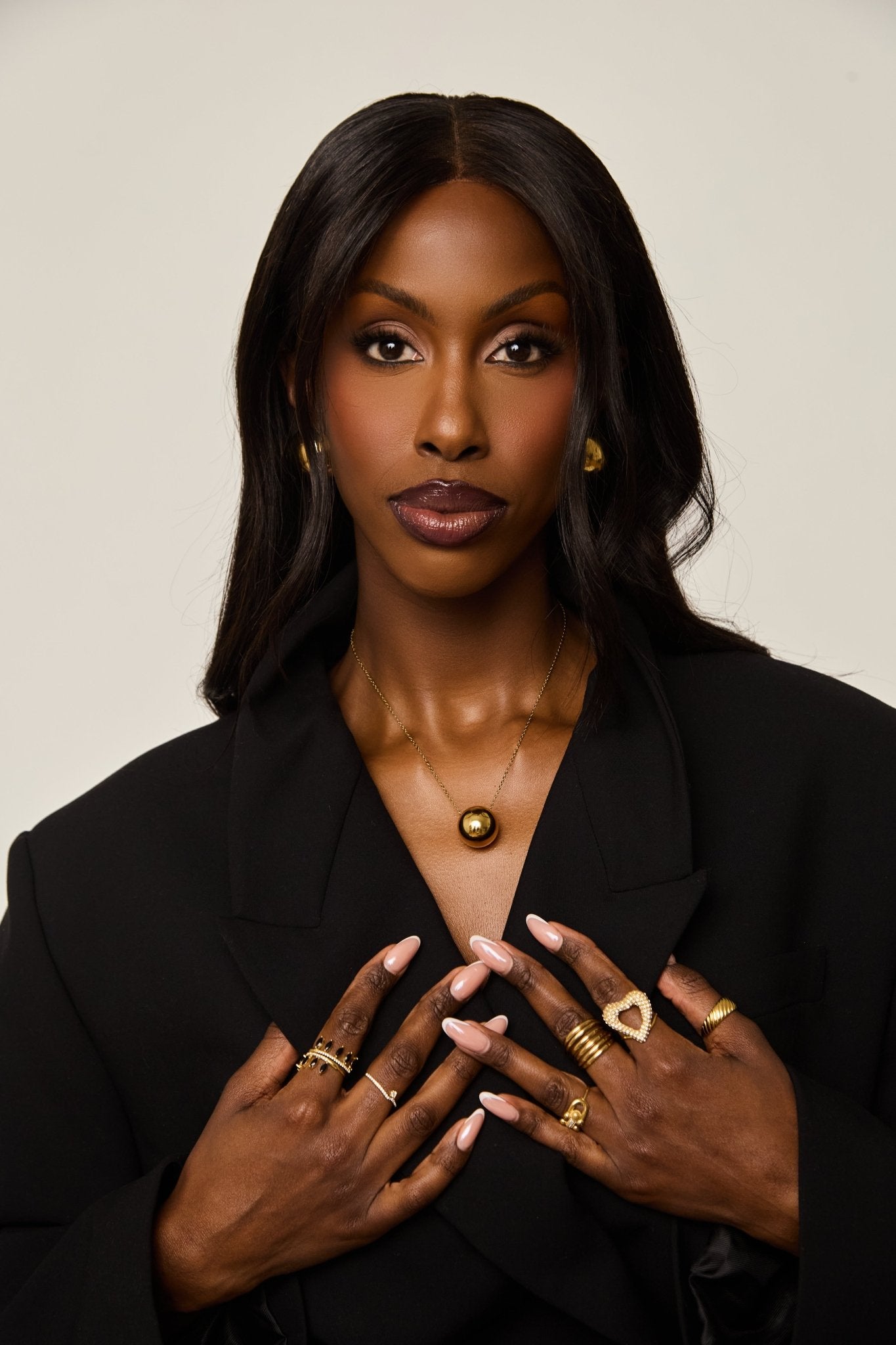 KATJA MIA FROZEN IN TIME NECKLACE best gold plated tarnish and water resistant piece by Irish Jewellery brand - Lynott Jewellery