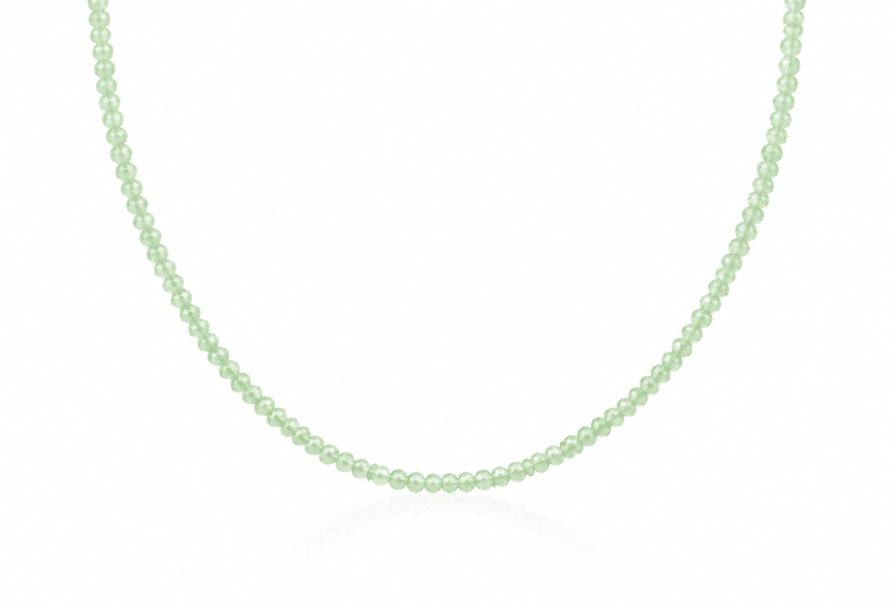 GREEN CHARM NECKLACE best gold plated tarnish and water resistant piece by Irish Jewellery brand - Lynott Jewellery