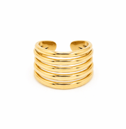 KATJA MIA MUSE RING best gold plated tarnish and water resistant piece by Irish Jewellery brand - Lynott Jewellery