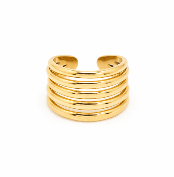 KATJA MIA MUSE RING best gold plated tarnish and water resistant piece by Irish Jewellery brand - Lynott Jewellery