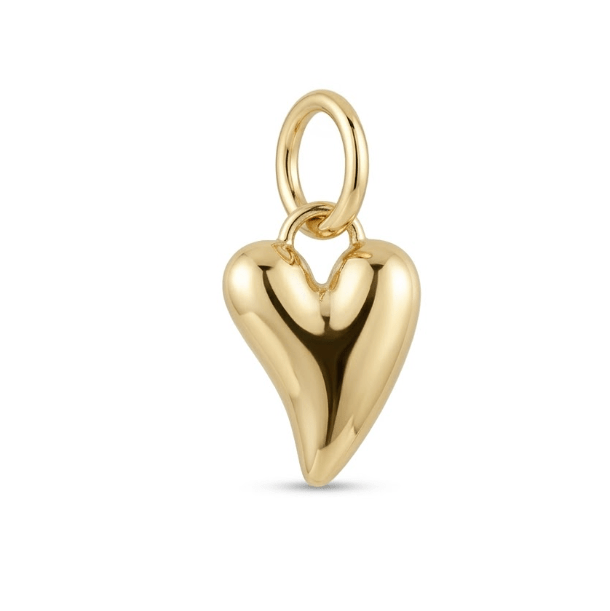 SWANKY BUBBLE HEART best gold plated tarnish and water resistant piece by Irish Jewellery brand - Lynott Jewellery