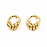 KATJA MIA MUSE EARRINGS best gold plated tarnish and water resistant piece by Irish Jewellery brand - Lynott Jewellery