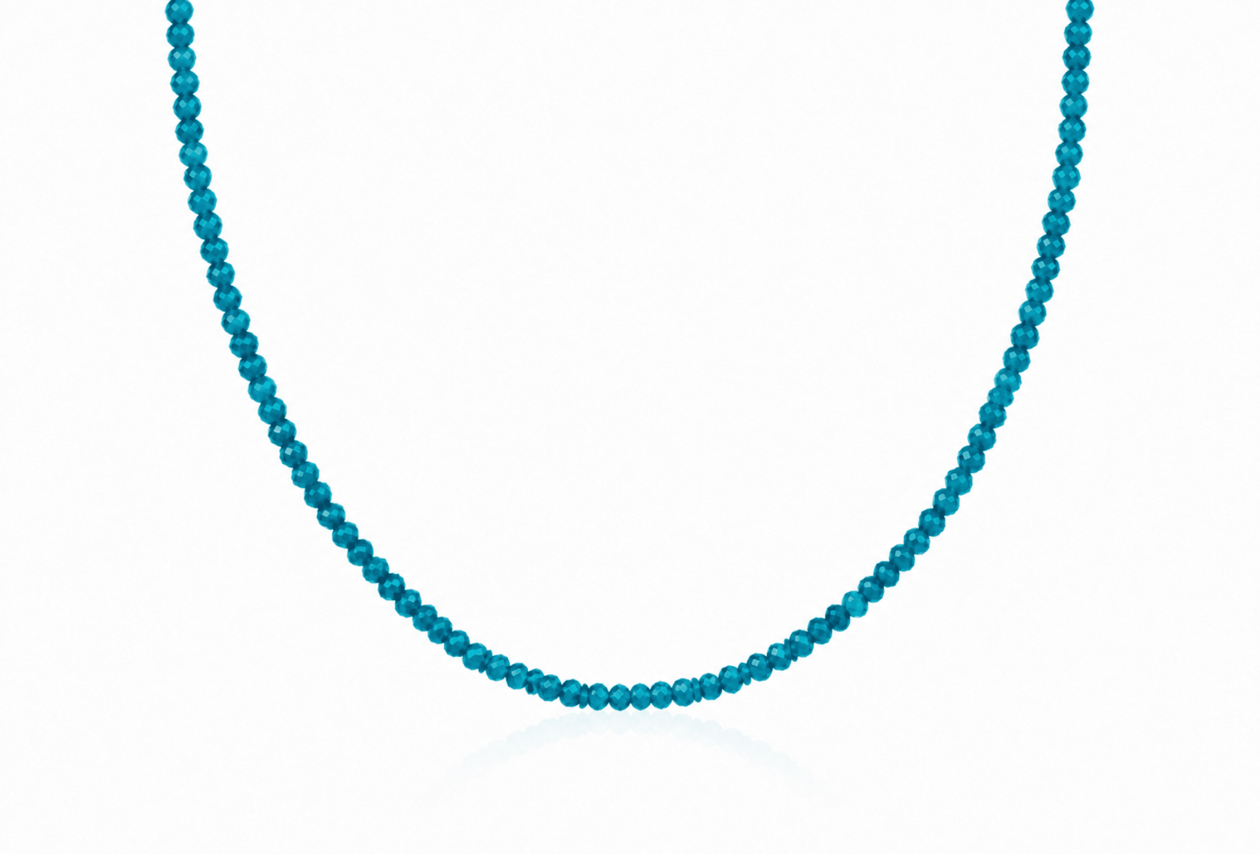 BLUE CHARM NECKLACE best gold plated tarnish and water resistant piece by Irish Jewellery brand - Lynott Jewellery