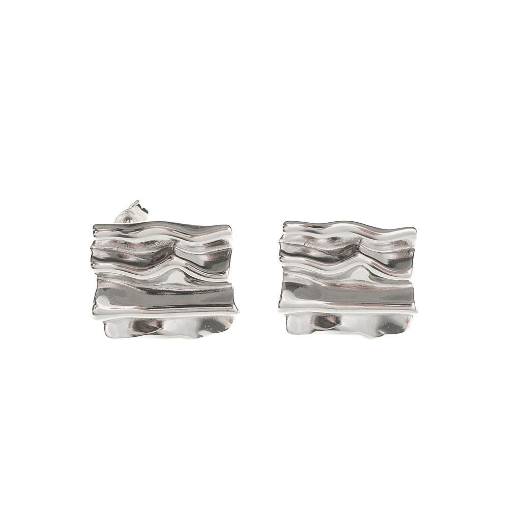 Treasured Statement Earrings & Moi Et Toi Silver Bangle Gift Set best gold plated tarnish and water resistant piece by Irish Jewellery brand - Lynott Jewellery