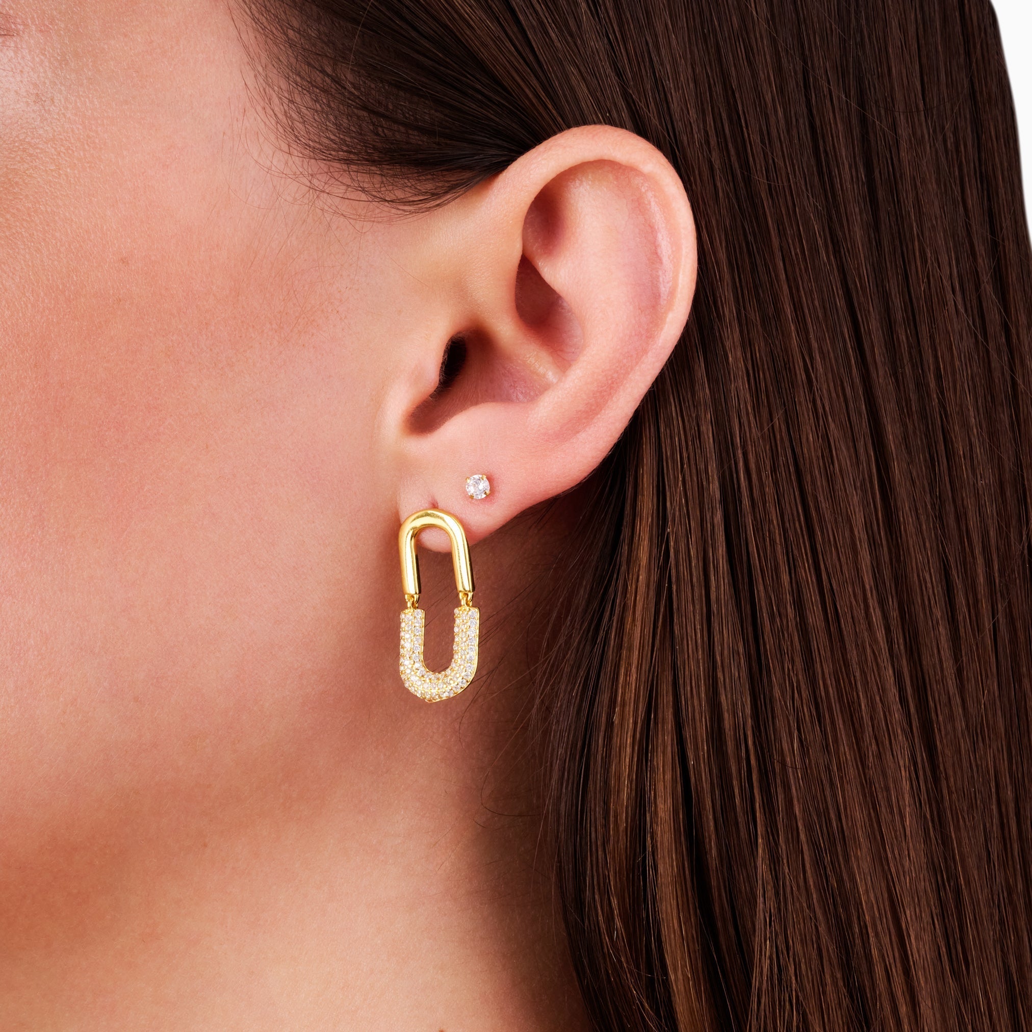 Modern Muse Earring Set best gold plated tarnish and water resistant piece by Irish Jewellery brand - Lynott Jewellery