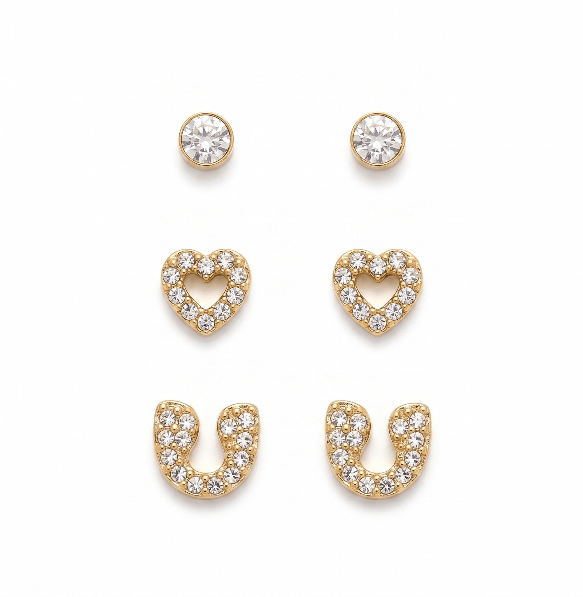 HORSEGIRL STUD SET best gold plated tarnish and water resistant piece by Irish Jewellery brand - Lynott Jewellery