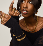 KATJA MIA JASMINE NECKLACE best gold plated tarnish and water resistant piece by Irish Jewellery brand - Lynott Jewellery