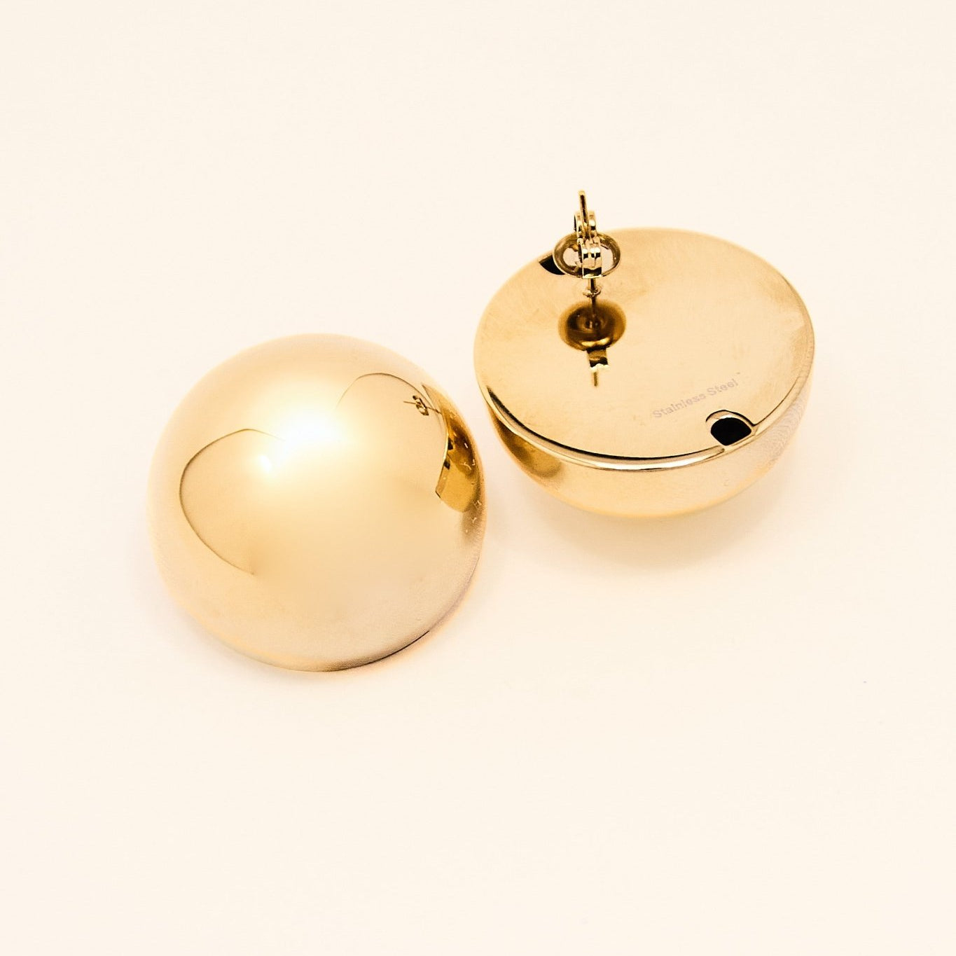 KATJA MIA FROZEN IN TIME EARRINGS best gold plated tarnish and water resistant piece by Irish Jewellery brand - Lynott Jewellery
