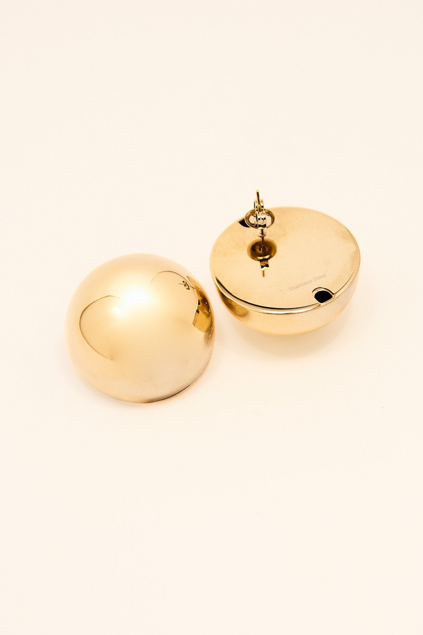 KATJA MIA FROZEN IN TIME EARRINGS best gold plated tarnish and water resistant piece by Irish Jewellery brand - Lynott Jewellery